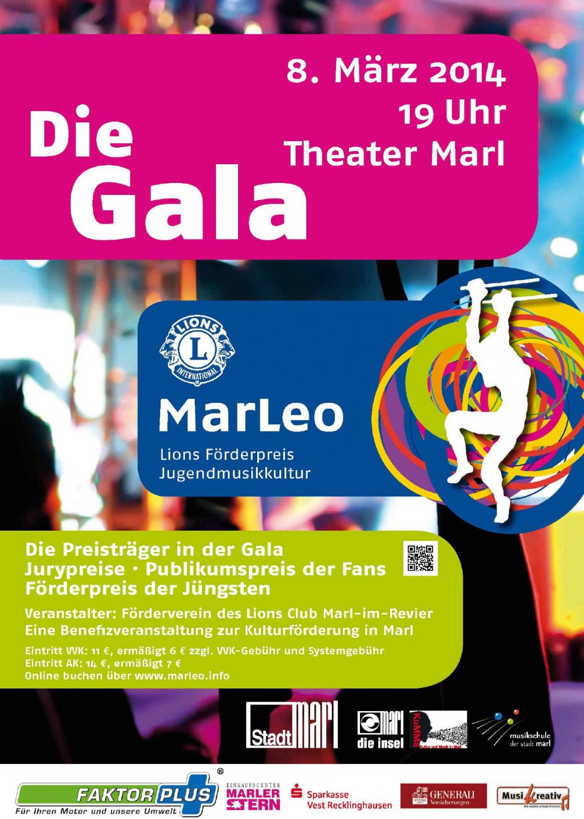 Plakat der MarLeo Gala